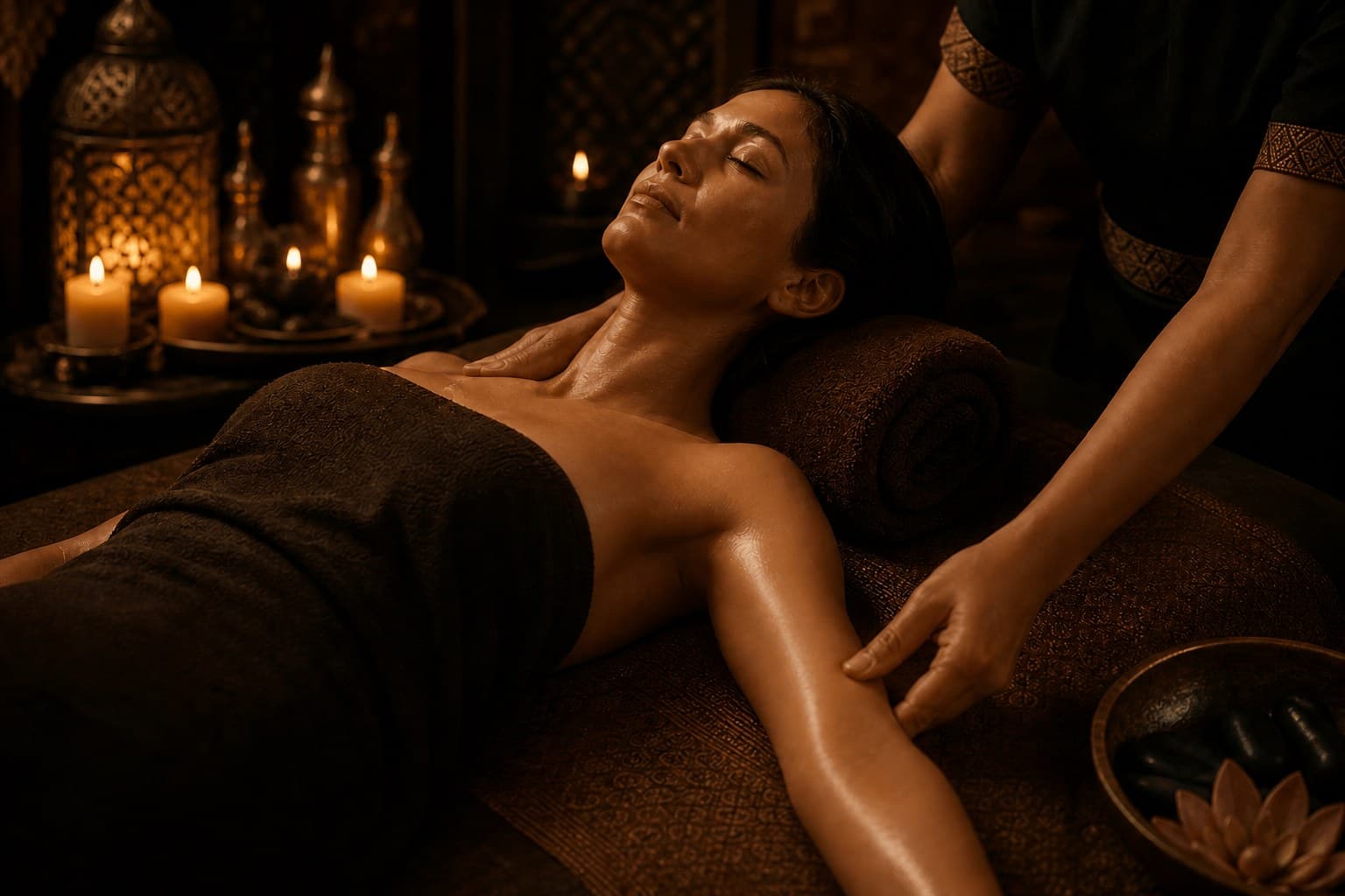 Lymphatic Drainage & Herbal Compress